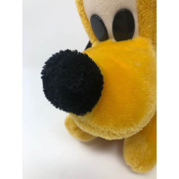 Vintage Pluto Plush Disneyland Walt Disney World Sitting Dog 10" Stuffed Animal - Picture 8 of 11